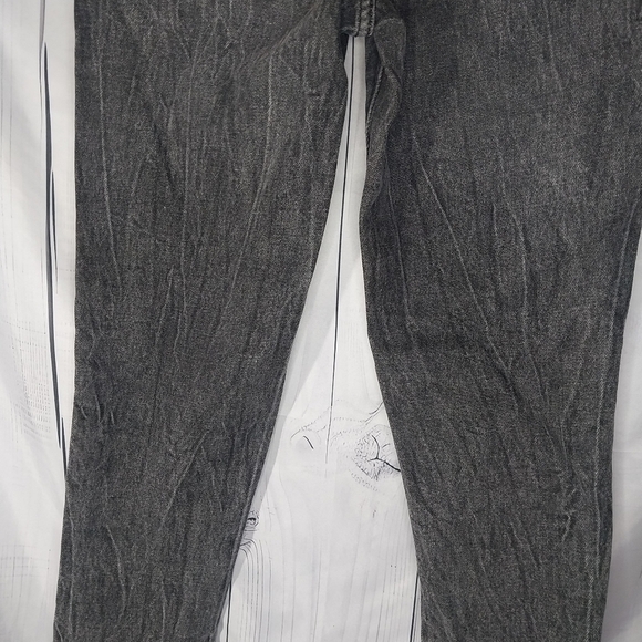 No Boundaries High Waisted Patchwork Faded Black Denim Juniors Jeans - Picture 9 of 12